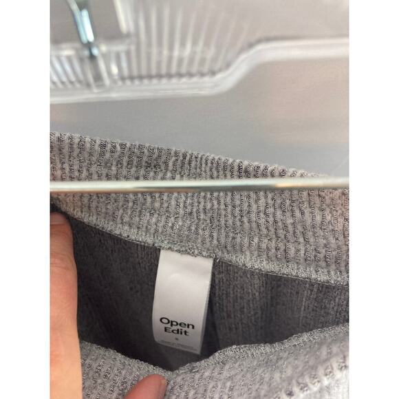 NWOT Open Edit Soft Ribbed Knit Sweatpants size small - Picture 3 of 4